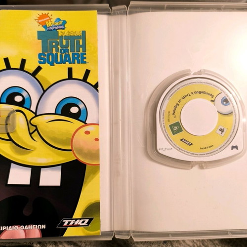 SpongeBob's Truth Or Square PSP like new, complete