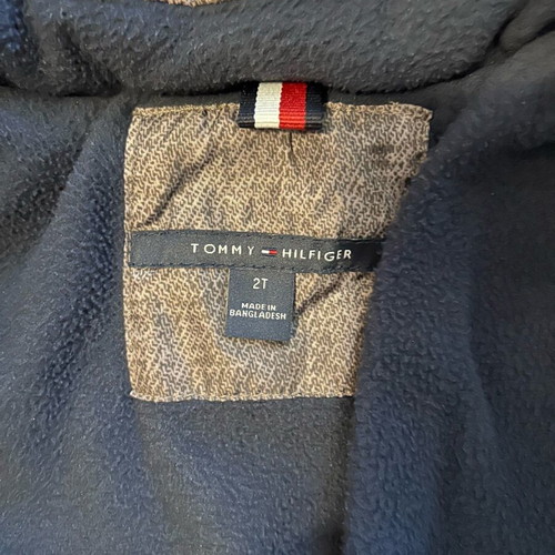Tommy kids jacket used, grey, ages 2-3