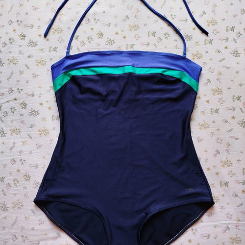 One-Piece Swimsuit used, size M, blue, Ariella