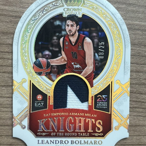 2024-25 Panini Crown Royale Euroleague Basketball Leandro Bolmaro Patch like new