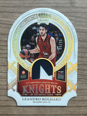 2024-25 Panini Crown Royale Euroleague Basketball Leandro Bolmaro Patch like new