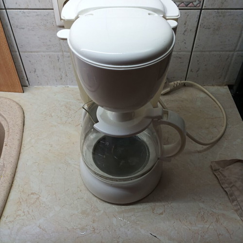 French Coffee Maker used, fully functional with stained filter