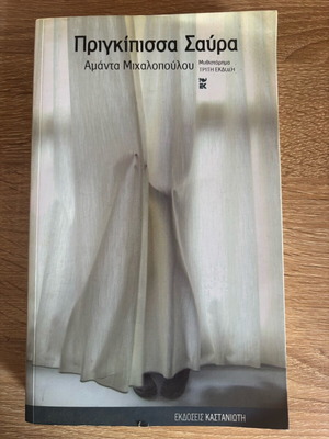 Novel Princess Saura used by Amanda Michalopoulou