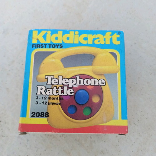 Kiddicraft Telephone Rattle toy used