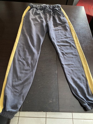 Zara kids' pants for ages 13-14, black and yellow