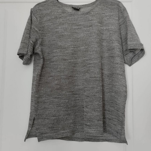 Vintage Adessa Woman blouse like new, grey, size 36 (fits S/L)