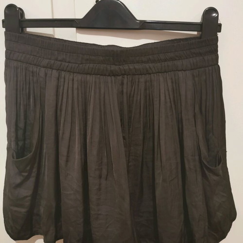 Zara zip culotte used black size M 38 10 short