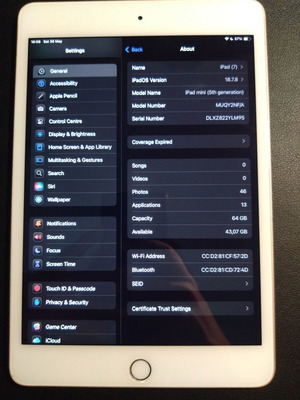iPad Mini 5 64GB με πένα σαν καινούργιο