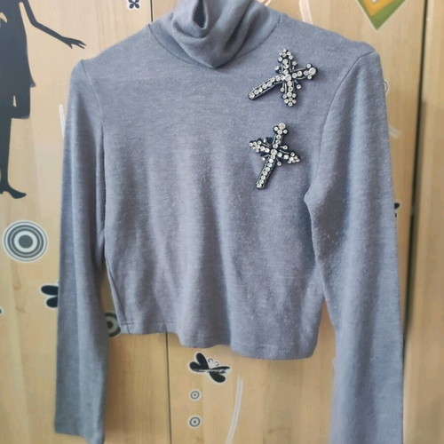 Crop turtleneck used, size S