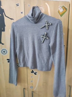 Crop turtleneck used, size S