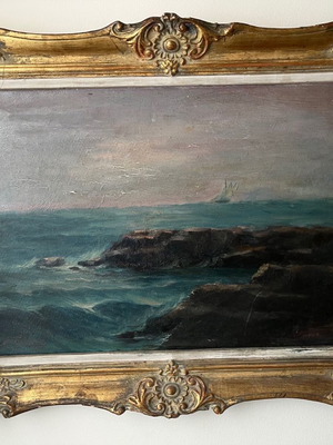 Painting Thalassografia Geralis like new, dimensions 50x33