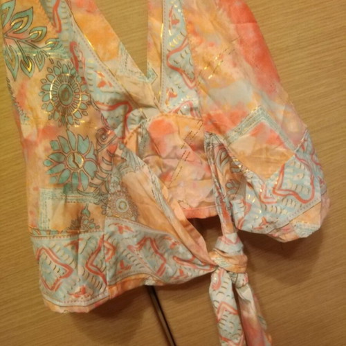 Bustier like new with tassels, one size