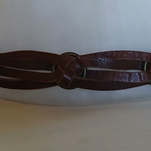 Liu Jo leather boho belt brown like new, size M