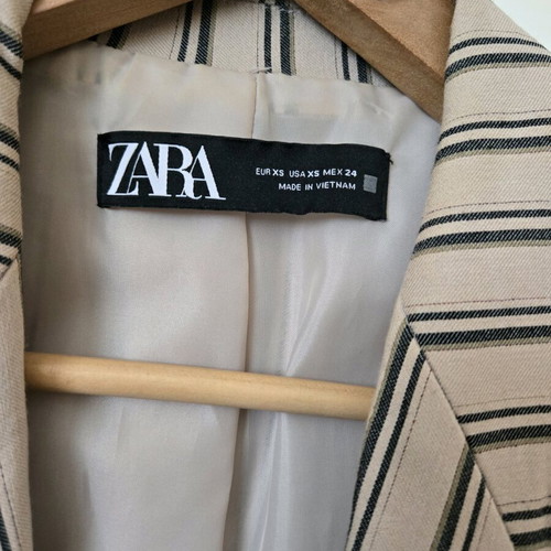 Zara striped jacket like new, spring/autumn, oversized XS