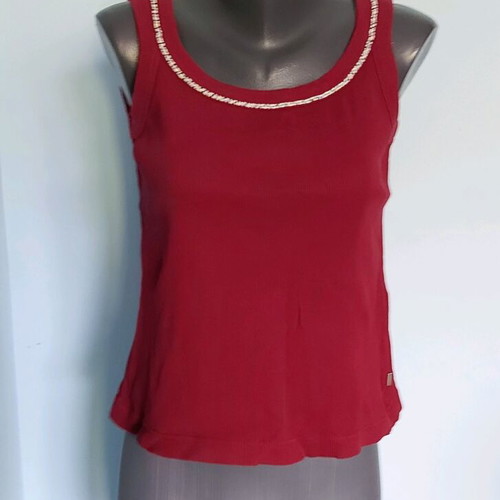 Street One by Gap ribbed top with beads like new, sizes L to 3XL