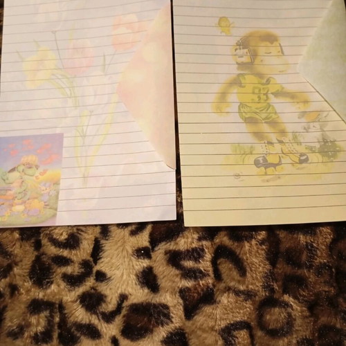Correspondence used, 1 folder with sheet for each set