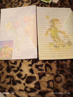 Correspondence used, 1 folder with sheet for each set