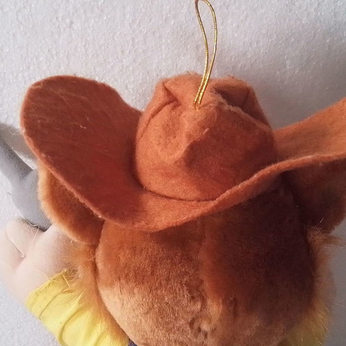Plush Sheriff Beaver used Sommerland, height 35 cm