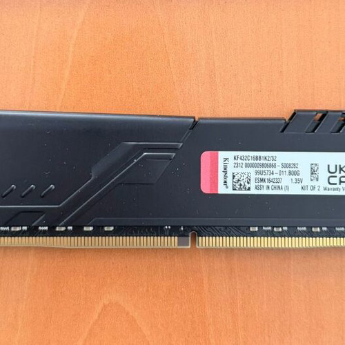 Kingston Fury Beast DDR4 32GB RAM with 2x16GB Modules and 3200 Speed New