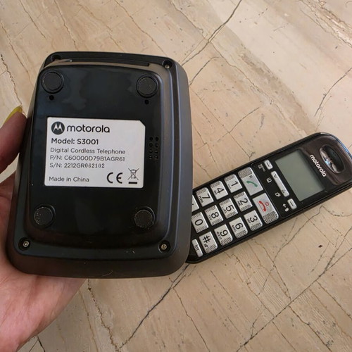Motorola S3001 black digital cordless DECT telephone