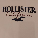 Hollister unisex white hoodie size M like new