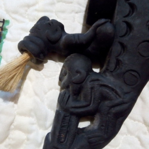 Ethnic Clay Candle Holder used from South America