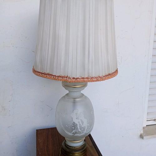 Mai portable lamp with old scenes like new