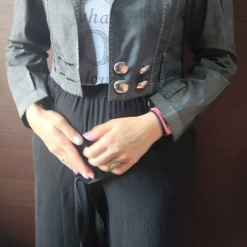 Denim jacket gray medium like new
