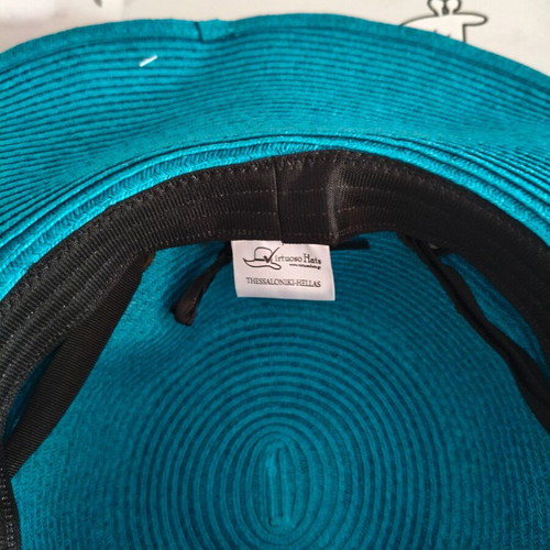 Virtuoso Hats handmade blue hat new, size M