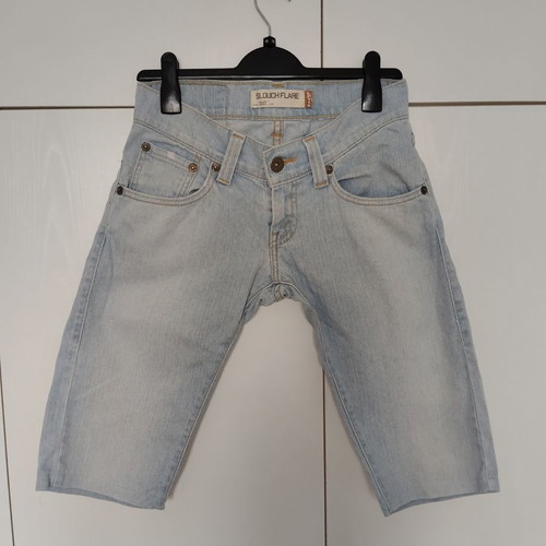 Levi's jean bermuda shorts used, low waist, denim shorts