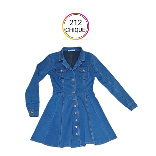 212 Chique women's denim dress like new, blue, size S