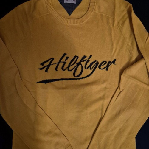 Tommy Hilfiger sweater like new, size S, yellow