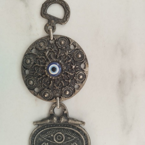 Decorative Fatima's Eye with Large Amulet like new