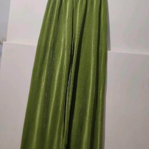 Women's set palazzo and crop green like new