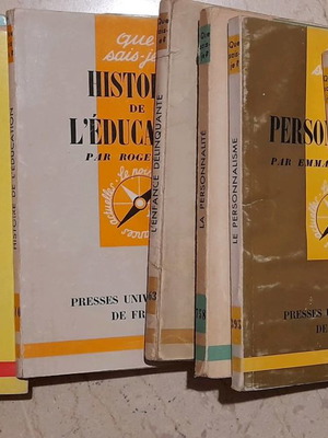 Que sais-je? series used 10 books, French, 1960s edition