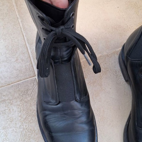 Chaniotakis black ankle boots size 38 like new
