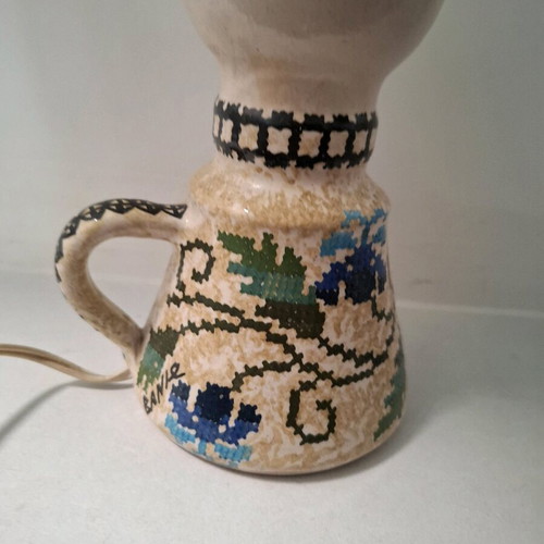 Vaniou ceramic lamp like new, height 34 cm