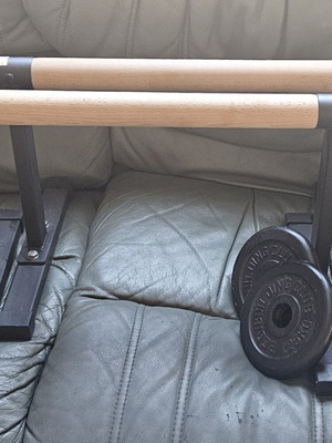 Calisthenics Parallels Like New With Additional Equipment And 2 Weights