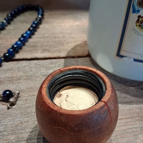 Σετ κεραμική καράφα Ούζο Μεταξά και ποτήρι highball vintage 1980, σαν καινούργιο