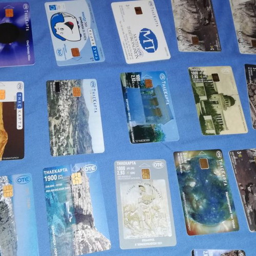 Phone cards used, pack of 576 pieces