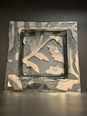 Glass Studio χειροποίητο γυάλινο τασάκι καινούργιο