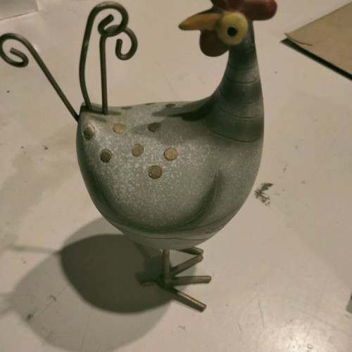 Decorative ceramic hen like new