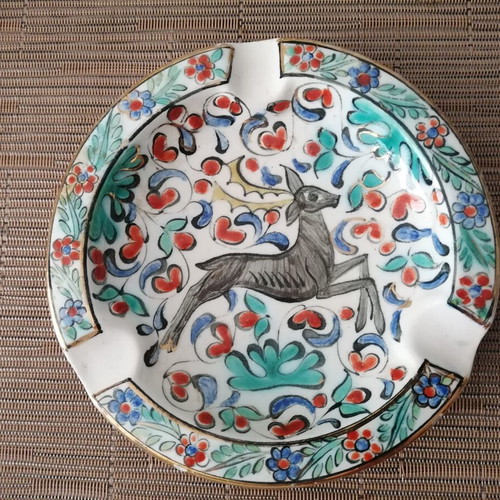 Ceramic ashtray used, Ikaros Rhodes