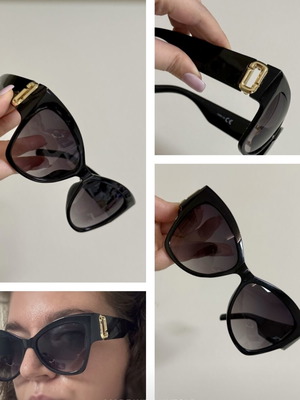 Marc Jacobs Black and Gold Women Sunglasses New Vintage