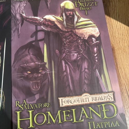 Homeland & Exile comics used, The Legend of Drizzt Graphic Novels #1 & #2