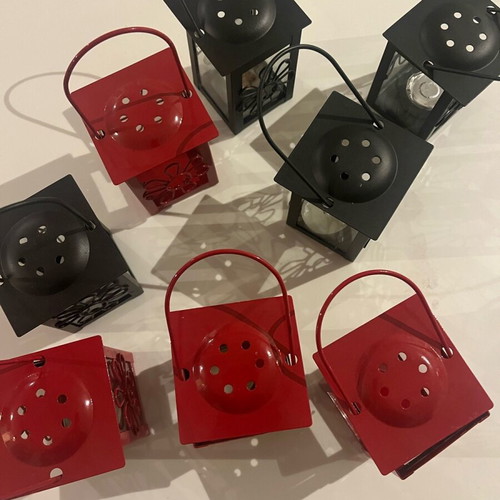 package of 8 decorative lanterns