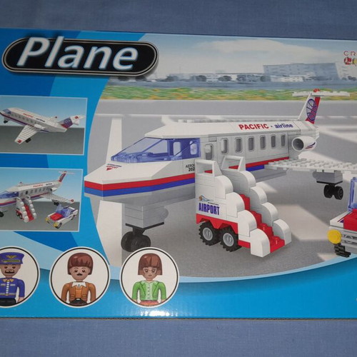 Plane Creative Blocks 260 pcs new, airport theme