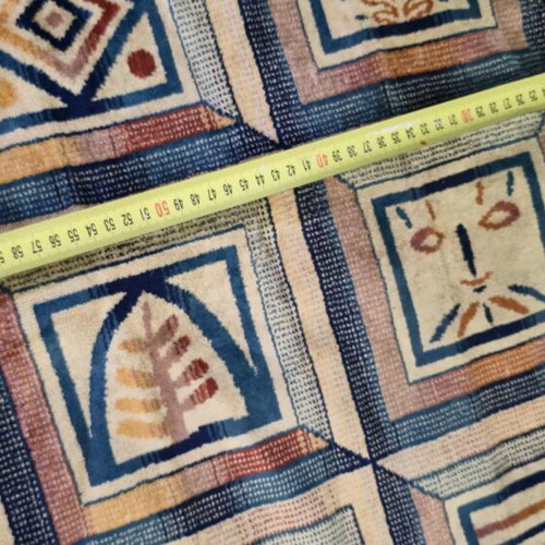 Belgian Runner Rug like new, 100% Viscose Ethnic Design 220x67cm
