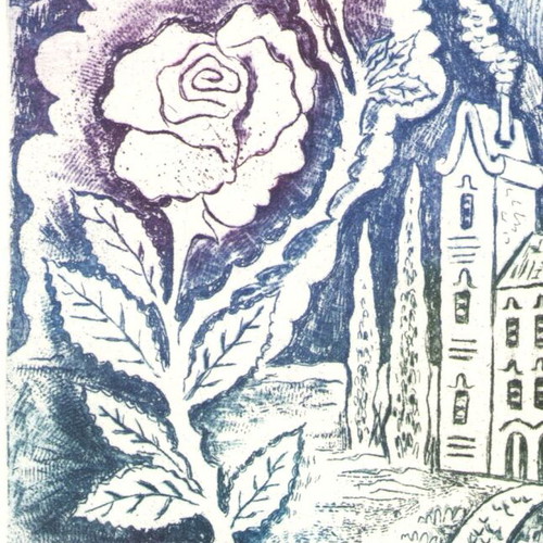 Handmade illustration of Beauty and the Beast new