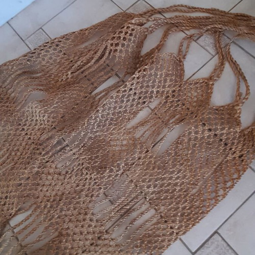 Handmade hammock used, about 3 meters, rope material, from Indonesia
